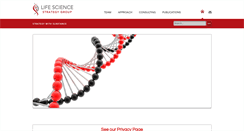 Desktop Screenshot of lifesciencestrategy.com
